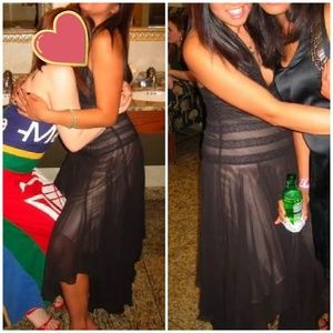 Beaded silk BCBG Max Azria dress